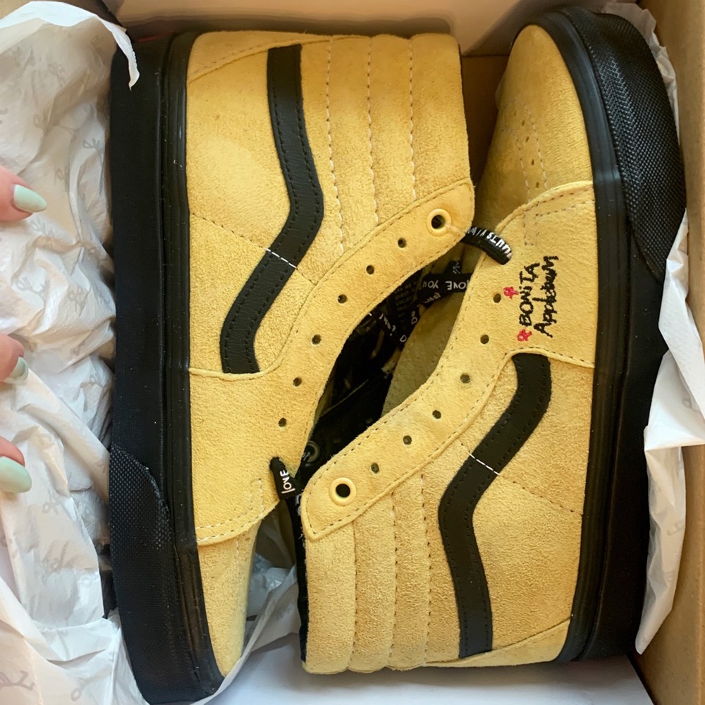 A Tribe Called Quest & Vans Yellow Sk8-Hi Shoes